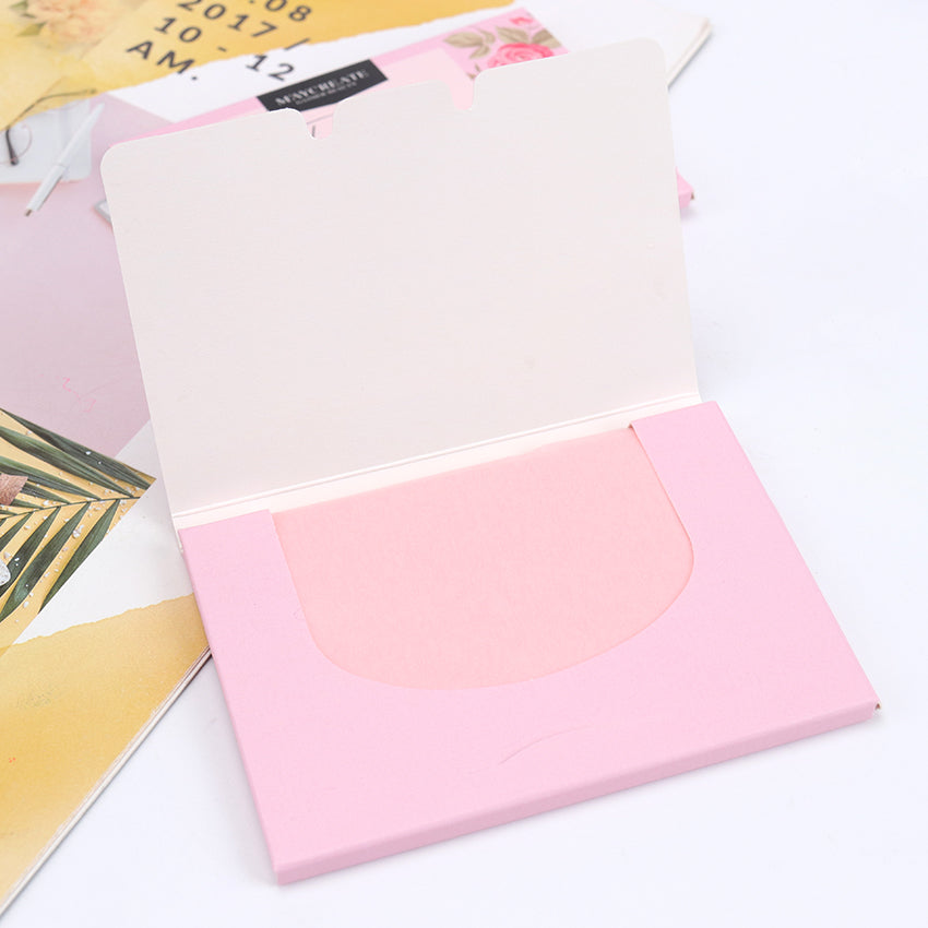 Oil-Absorbing Facial Tissues For Girls Face Cleansing And Make-Up Facial Tissues To Reduce Pores